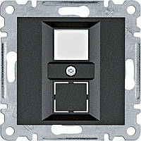 Панель двойная для RJ12/RJ45 Lumina-2, черный