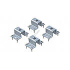 Кріпильні рамки INNOTECH BEF-303 / для трапецієподібного аркуша / 4 штуки / BEF-303-1