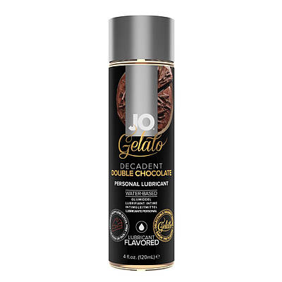 Змазка на водній основі System JO GELATO Double Chocolate (120 мл) без цукру, парабенів і гліколю