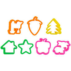 Пластилін, 7 кол. у боксі, 380 г+8 інстр. HW, фото 4