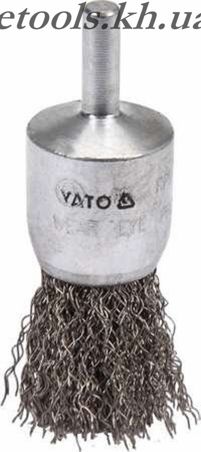 Нержавіюча щітка крацювання 25мм для дриля Yato YT-47496, фото 1