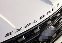 Емблема EXPLORER Чорна нова Матова на двосторонньому скотчі Ford