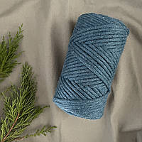 Эко шнур Macrame Cord 3 mm, цвет Полуночно-синий