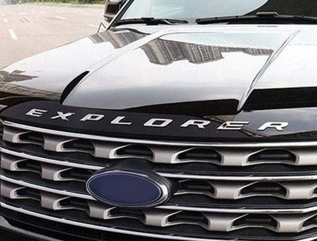 Эмблема EXPLORER новая Хромированная на двухстороннем скотче Ford - фото 1 - id-p1675983854