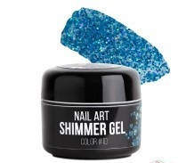 ГЕЛЬ с блесточками, гель для маникюра, дизайн ногтей NUB SHIMMER GEL 10