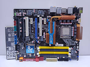 Материнская плата  ASUS P5Q-E (Socket 775,DDR2,P45,б/у)