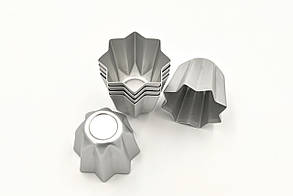Набір алюмінієвих форм для випікання кексів 6 штук