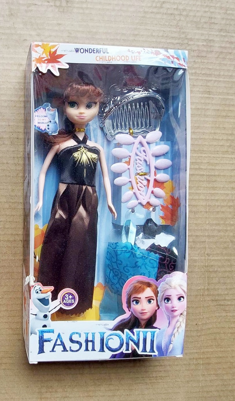 Лялька Ганна "Крижане серце" 2 з аксесуарами, фото 1