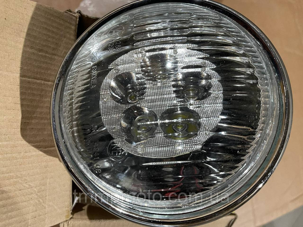 Фара Дельта кругла хром LED-5 ( світлодіодна 5 діодів 18W) 16104667