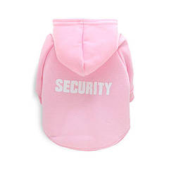 Худі для собак Pet Style "Security" Рожевий XS
