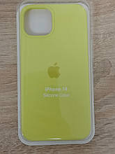 Чохол для Iphone 14 Silicone Case Yellow