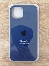 Чохол для Iphone 14 Silicone Case Dark Blue