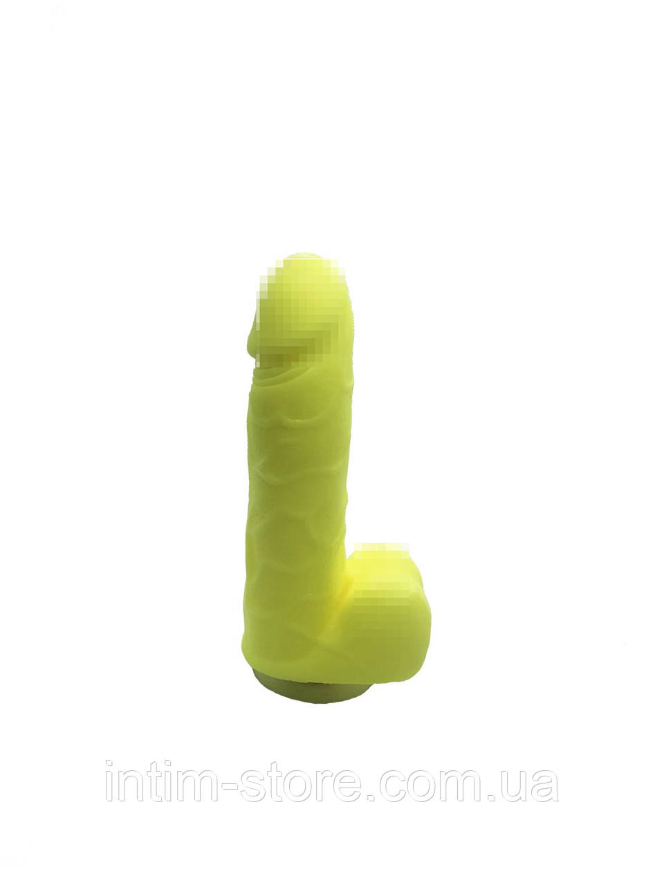 Крафтове мило-член із присоскою Чистий Кайф Yellow size S натуральне SO4803, фото 1