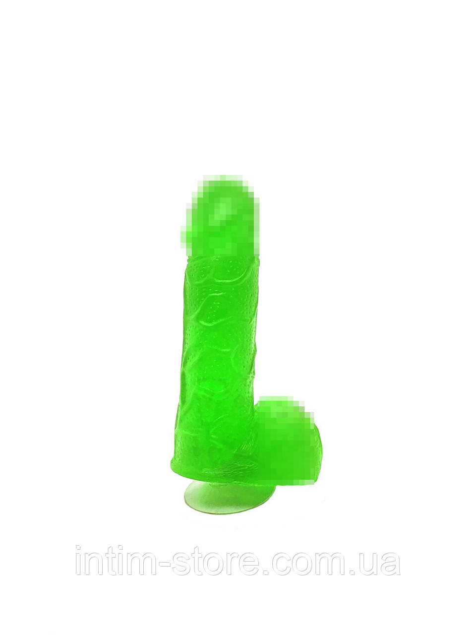 Крафтове мило-член із присоскою Чистий Кайф Green size S натуральне SO4798, фото 1