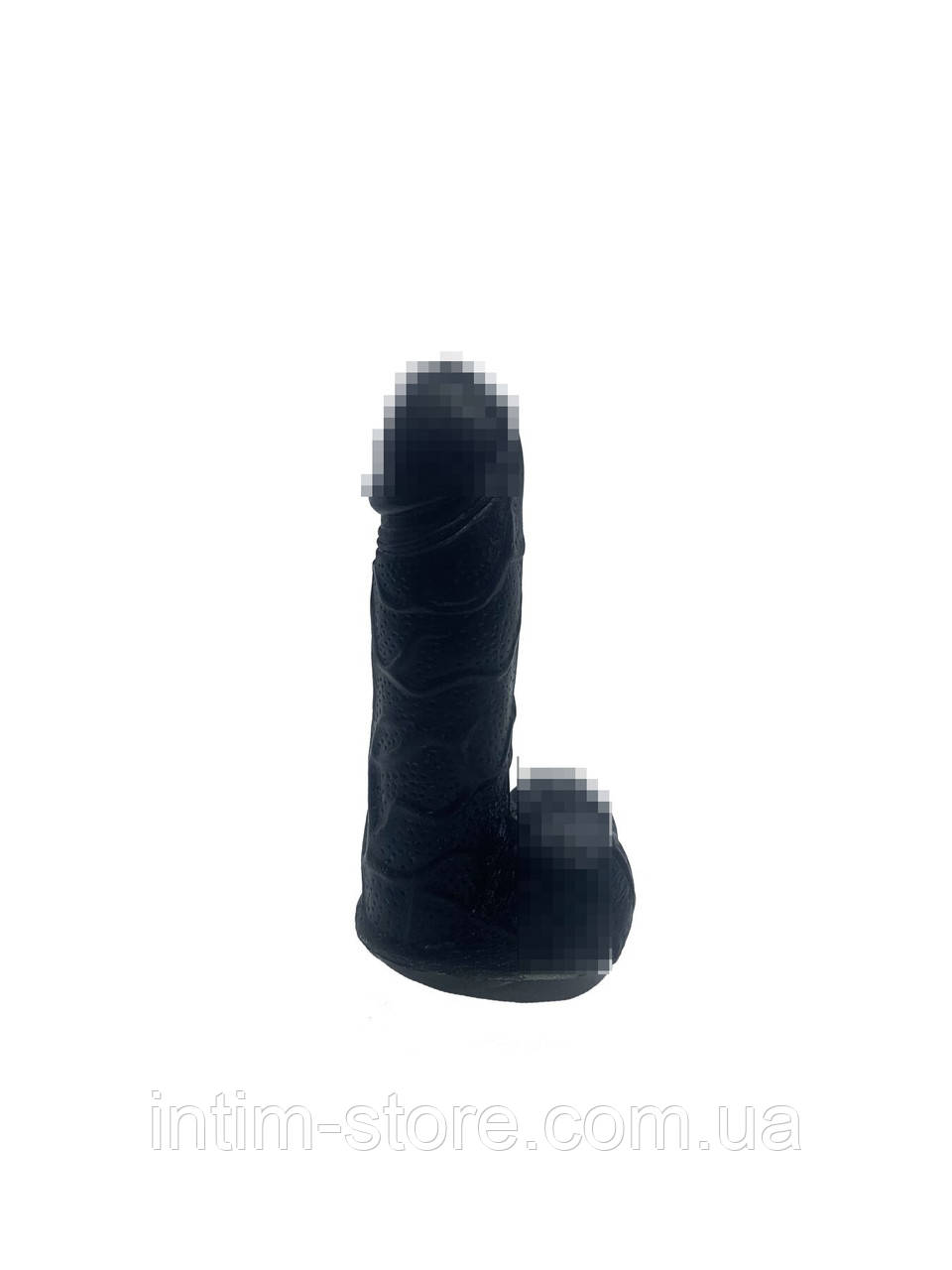 Крафтове мило-член із присоскою Чистий Кайф Black size S натуральне SO4795, фото 1