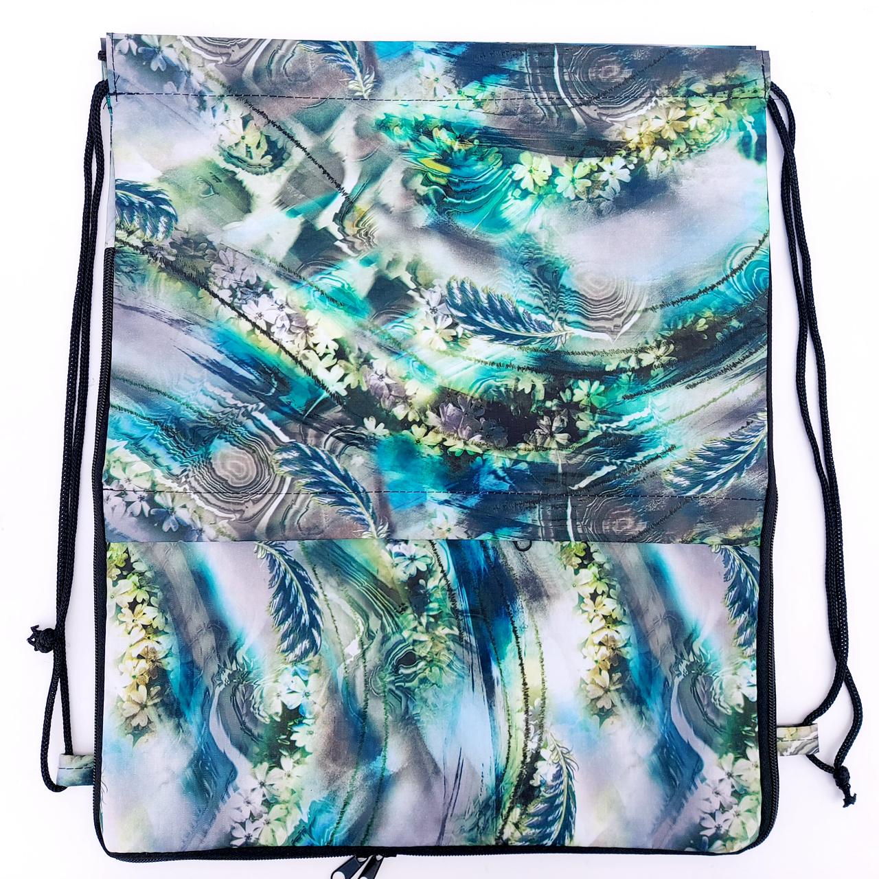 Рюкзак для змінного взуття розширене дно і кишеня, фото 1