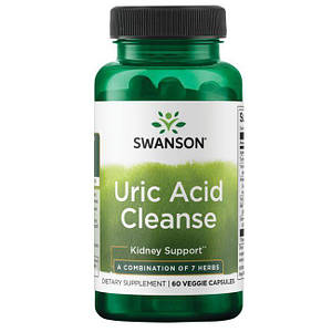 Підтримка очищення нирок Swanson Uric Acid Cleanse Kidney Support 60 капс.