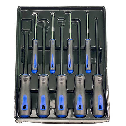 Набір гачків для слюсарних робіт 9 од., фото 1