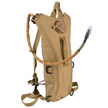 Гідратор для води питна система 3 л армійська тактична. Чорний, койот, олива, фото 2