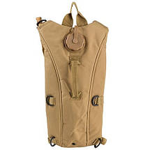 Гідратор для води питна система 3 л армійська тактична. Чорний, койот, олива, фото 5