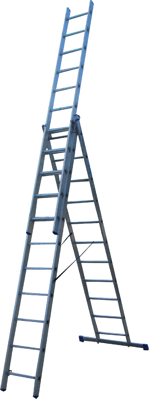Драбина ELKOP 3-секц. розкл. 3*11сх. 3,0-6,33м VHR H