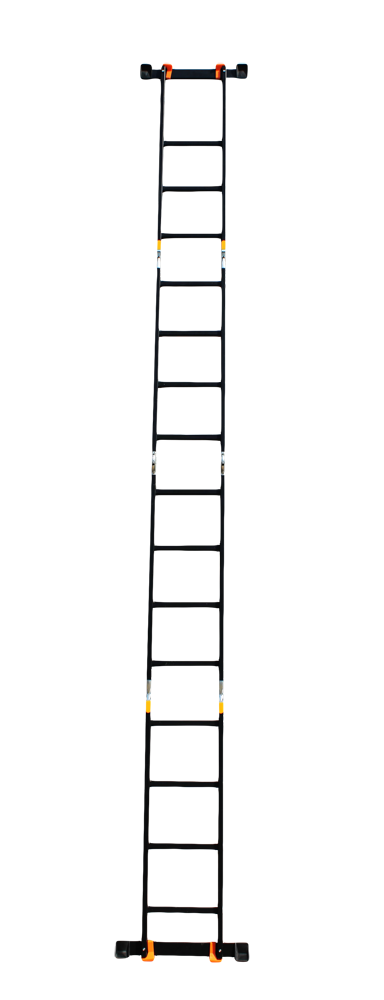 Драбина-трансформерGTM 4*5сх. 1,45-5,75м анодований алюміній