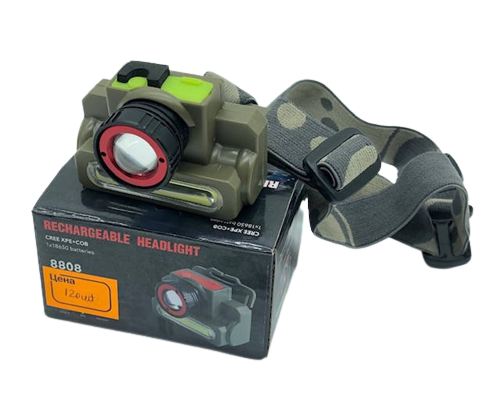 Налобний ліхтар X-BAIL BL-W8808 Head Torch | Ліхтар акумуляторний, фото 1