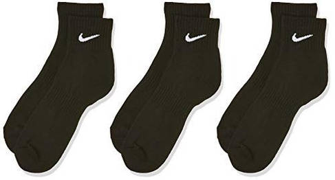 Носки Nike Everyday Cushioned Ankle (3 пари) Чорний - SX7667-010, фото 2