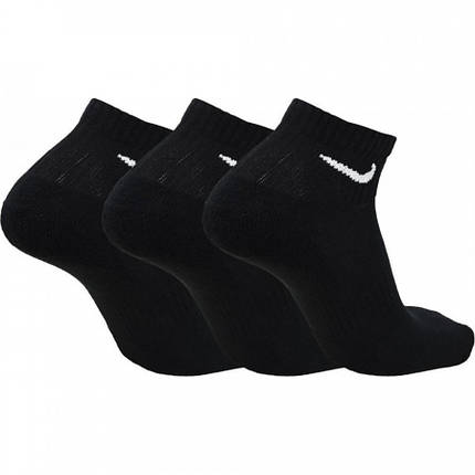 Носки Nike Everyday Cushioned Ankle (3 пари) Чорний - SX7667-010, фото 2