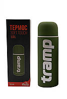 Термос Tramp Soft Touch 1.2 L (Цвіт: Сірий, Жовтий, Хакі, Оранжевий) Хакі