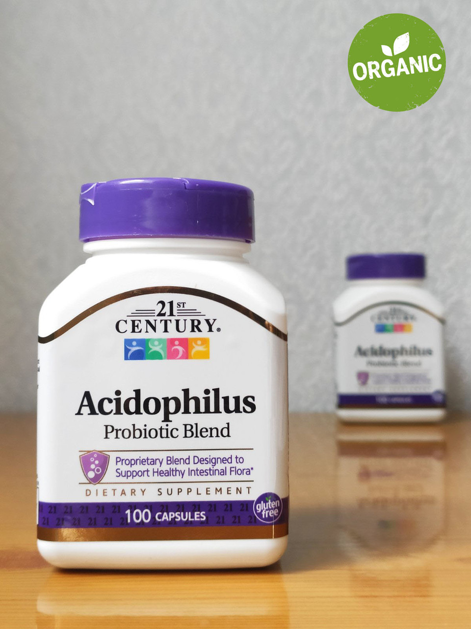 21st century, Смесь пробиотиков Ацидофилус, 100 капсул (ID#1656668123 ...