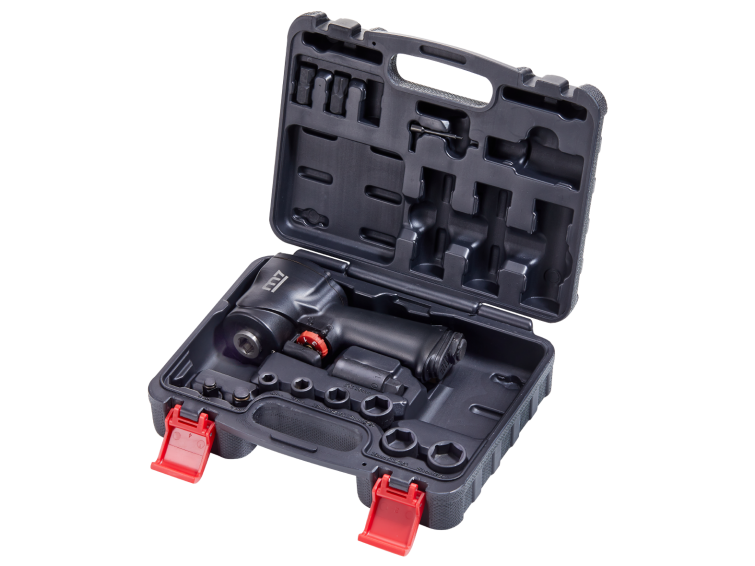 Пневмогайкокрут ударний Mighty Seven NC-4600-14KIT 1/2 "+ 3/8" з набором головок (NC-4600-14KIT)