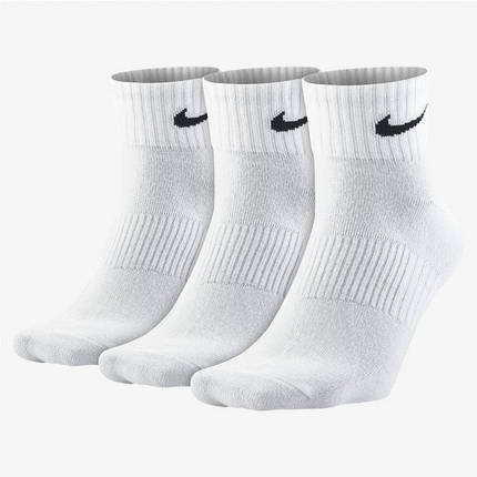Носки Nike Everyday Lightweight Ankle (3 пари) Білі - SX7677-100, фото 2