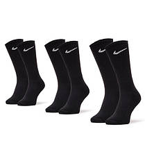 Носки Nike 3 Pack Value Cotton Crew Sock (3 пари) Чорний - SX4508-001, фото 2