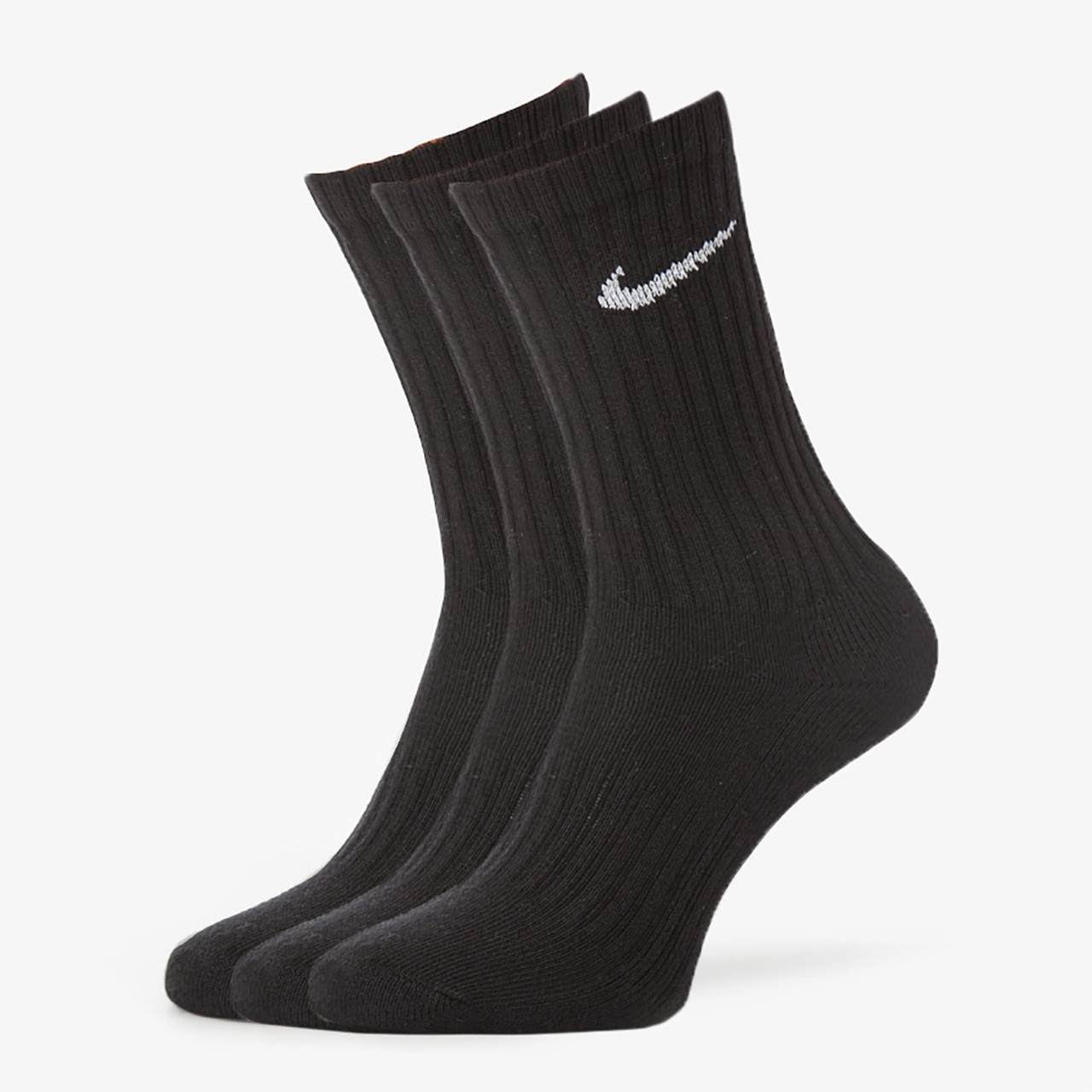 Носки Nike 3 Pack Value Cotton Crew Sock (3 пари) Чорний - SX4508-001