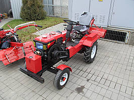 VULKAN Мотоблок на 4колесах 12 к.с. ялин.старт, мотобл. ножовофр., гідроплатформа