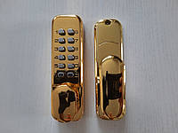 Акція! Кодовий замок LC120G для будь-яких дверей, золото