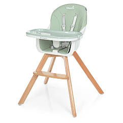 Стільчик  для годування EL CAMINO ME 1050 ORGANIC v.2 Mint Ментоловий