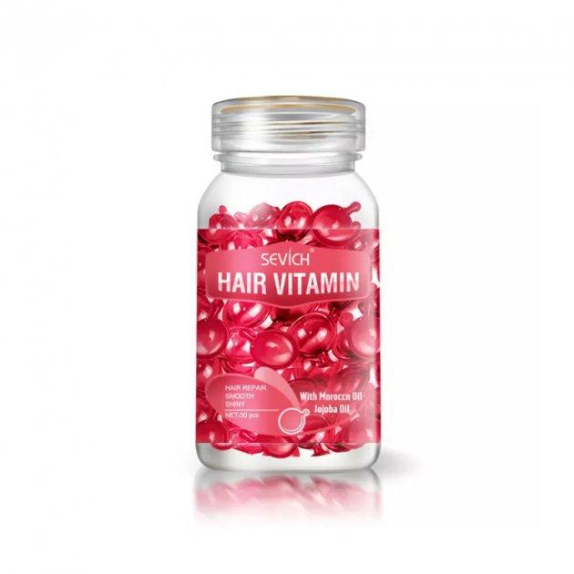 Капсули для глибокого відновлення волосся Sevich hair vitamin червоні 30 шт