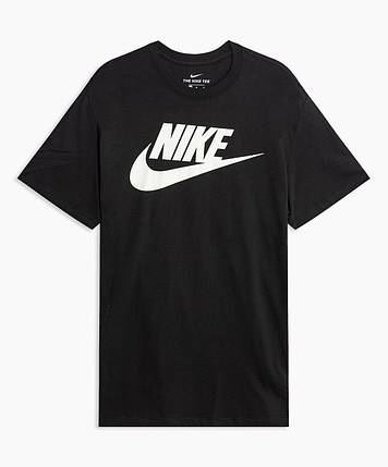 Футболка чоловічий Nike M Nsw Tee Icon Futura Black - AR5004-010, фото 1