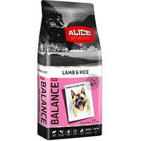 Корм для собак Alice Balance Lamb and Rice 17 кг