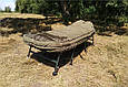 Коропова розкладачка зі спальним мішком Ranger BED 85 Kingsize Sleep олива, фото 11
