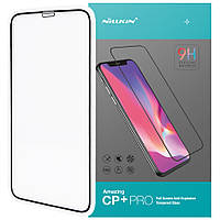 Защитное стекло с олеофобным покрытием на iPhone 14 Pro Max / Айфон 14 Про Макс черный