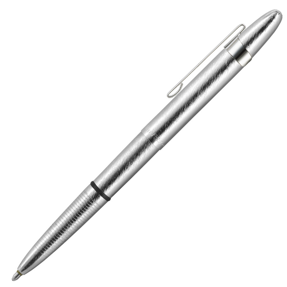 Ручка Fisher Space Pen Bullet Матовий Хром з кліпсою (400BRCCL) (747609843354)