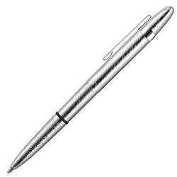 Ручка Fisher Space Pen Bullet Матовий Хром з кліпсою (400BRCCL) (747609843354)