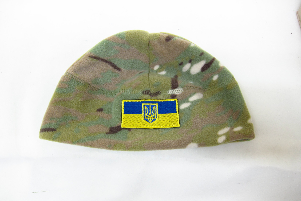 Шапка військова зимова флісова мультикам  DAVANI 00598-2