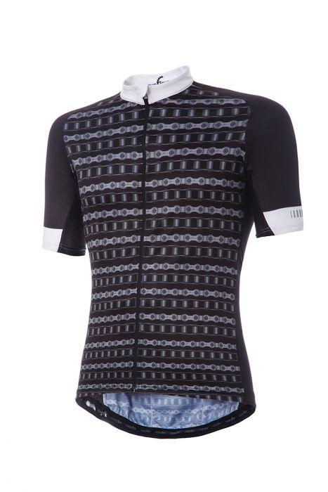 Веломайка ZeroRh велоомайка lab jersey link black (MD)