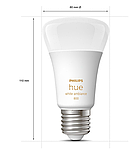 Стартовий комплект Philips Hue E27 White Ambiance 800лм 60Вт 2шт + Dimmer + Philips Hue Bridge, Apple HomeKit, фото 9