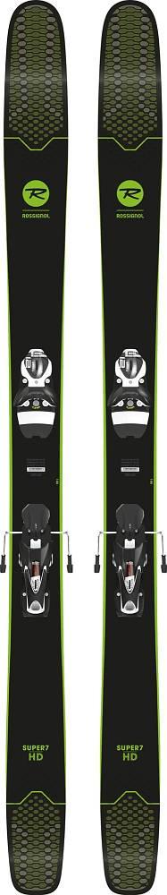 Гірські лижі із кріпленнями Rossignol super 7 hd + spx 12 dual wtr b120 bk/wht (MD)
