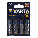 Батарейка Varta Energy Alkaline LR6 (АА), лужна, 1 шт., фото 2